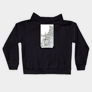 The Four of Wands - The Tarot Restless Kids Hoodie